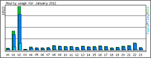 Hourly usage