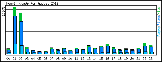 Hourly usage