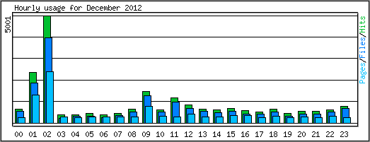 Hourly usage