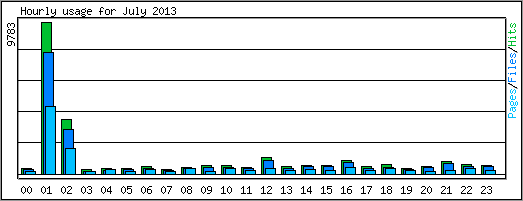 Hourly usage