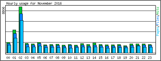 Hourly usage